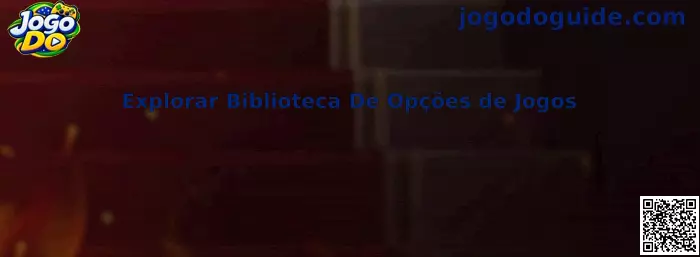 Ilustração para explorar uma biblioteca de opções de jogos no Jogo Do